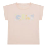 Guess T-Shirt Girocollo Tinta Unita con Stampa per Bambina J5GI14K6YW4 ROSA GUESS 