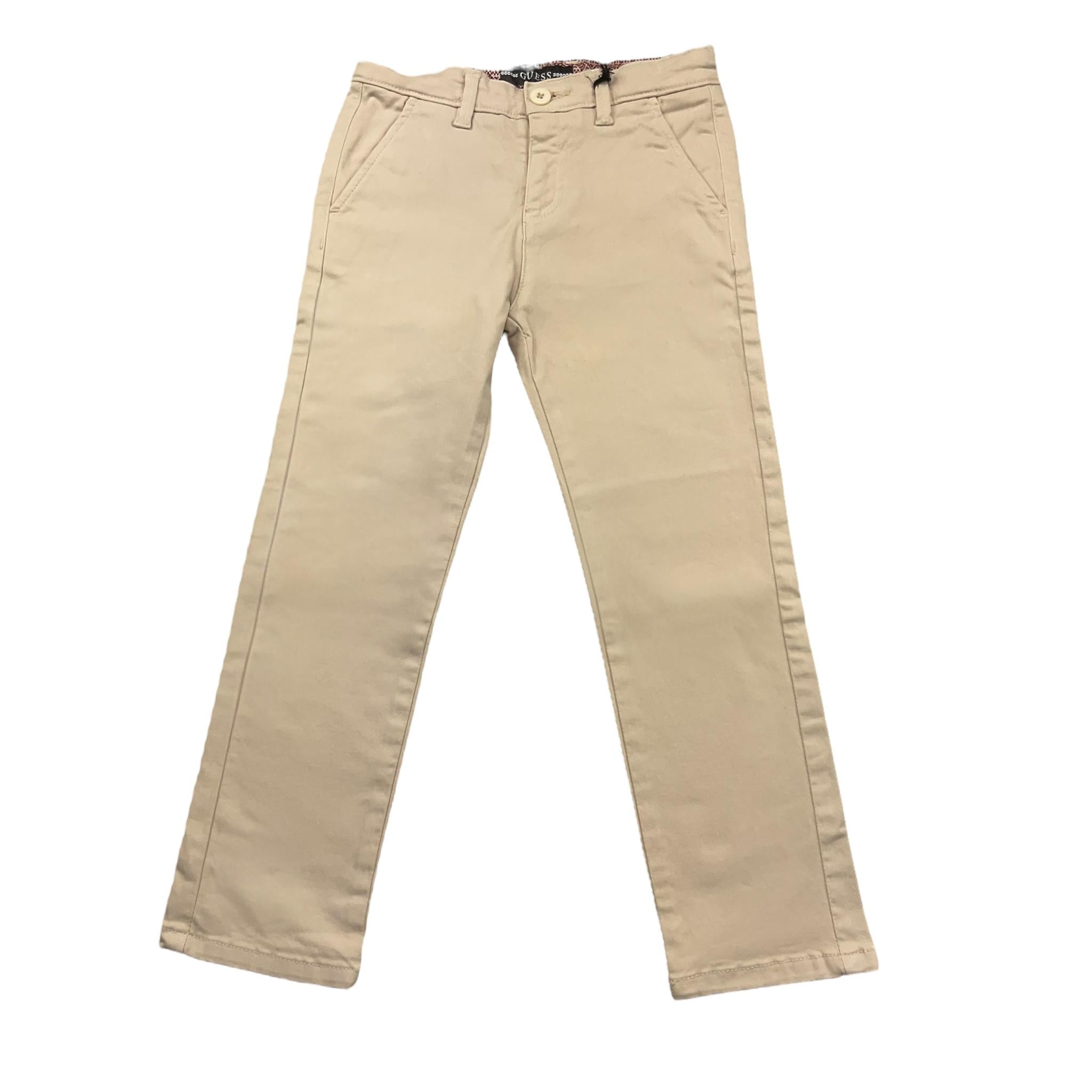 GUESS pantalone tinta unita con girovita regolabile Beige per Bambino N3BB00WFPMA BEIGE GUESS 
