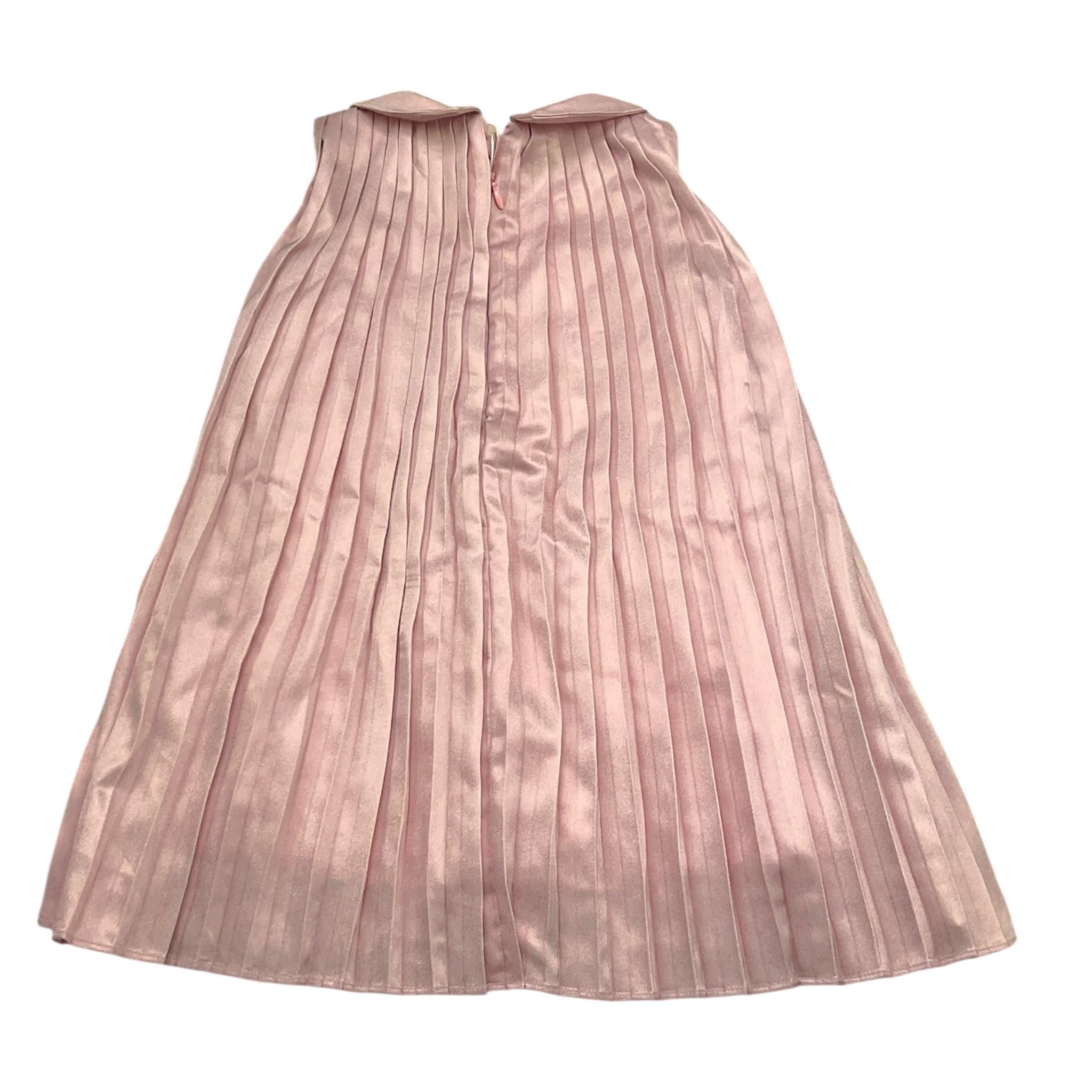 Michael Kors Abito Tinta Unita con Colletto Giromanica per Bambina R30307J ROSA MICHAEL KORS 