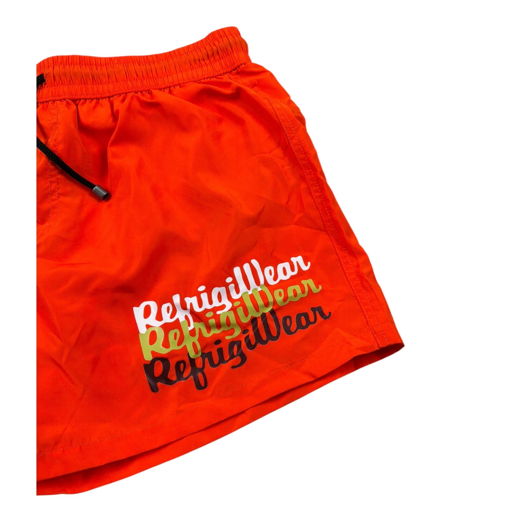 Refrigiwear Costume Tinta Unita con Logo per Bambino 182ERMSJ25 ARANCIONE REFRIGIWEAR 