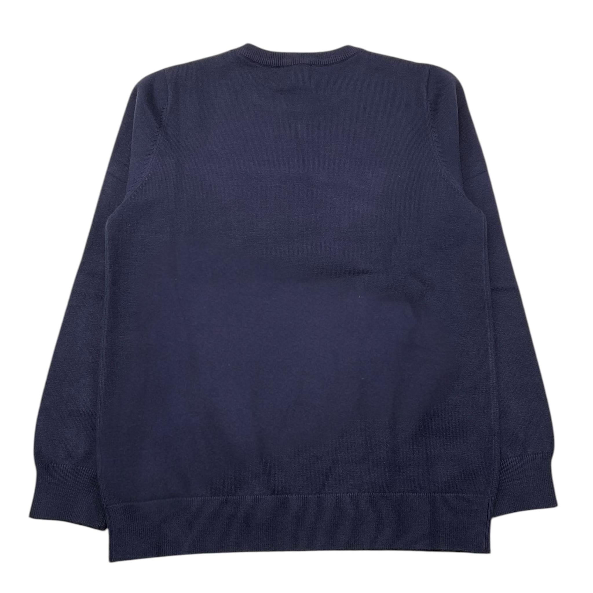 NEVER TOO maglia girocollo tinta unita Blu per Bambino NT1788R BLU NEVER TOO 
