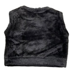 MARC ELLIS gilet in pelliccia tinta unita con logo Nero per Bambina JMJWA00231 NERO MARC ELLIS 