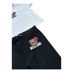 Moschino Completo 2 Pezzi T-Shirt-Leggins Bicolore per Neonata MDG01U BIANCO/NERO MOSCHINO 