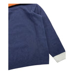 EMANUEL PRIS maglia tricolore collo alto Blu per Bambino EMG7078B BLU EMANUEL PRIS 