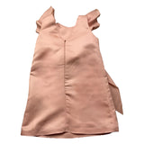 Fun &amp; Fun Solid Color Sleeveless Dress With Pink Bow For Baby Girl