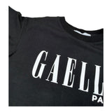 Gaelle Abito Mezza Manica Tinta Unita con Logo per Bambina 2746V00054 NERO GAELLE 