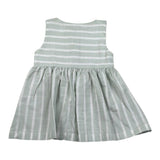 Babyvip Abito Tinta Unita con Fantasia A Righe per Neonata T1352 VERDE BABYVIP 