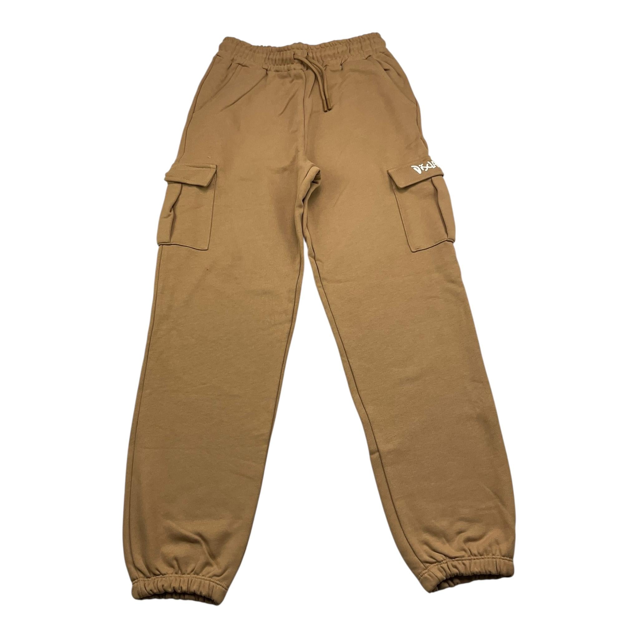 DISCLAIMER pantalone modello tuta tinta unita con stampa Beige per Bambino 24IDK58228XX BEIGE DISCLAIMER 