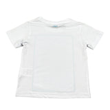 Move T-Shirt Tinta Unita Girocollo con Stampa per Neonato PRINTBIAN BIANCO MOVE 