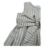 Le Bebe Abito Giromanica Tinta Unita Fantasia A Righe per Neonata LBG5818 BEIGE LE BEBE 
