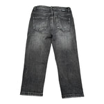 Dropseason2 Jeans Tinta Unita con Logo per Bambino SS25K012 NERO DROPSEASON2 