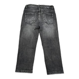 Dropseason2 Jeans Tinta Unita con Logo per Bambino SS25K012 NERO DROPSEASON2 