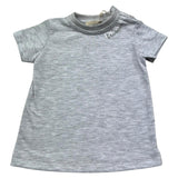 Trussardi T-Shirt Girocollo Tinta Unita con Logo per Neonato TIP26112TS GRIGIO TRUSSARDI 