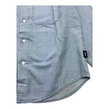 Aspesi Long Sleeve Shirt Solid Color Blue For Boys