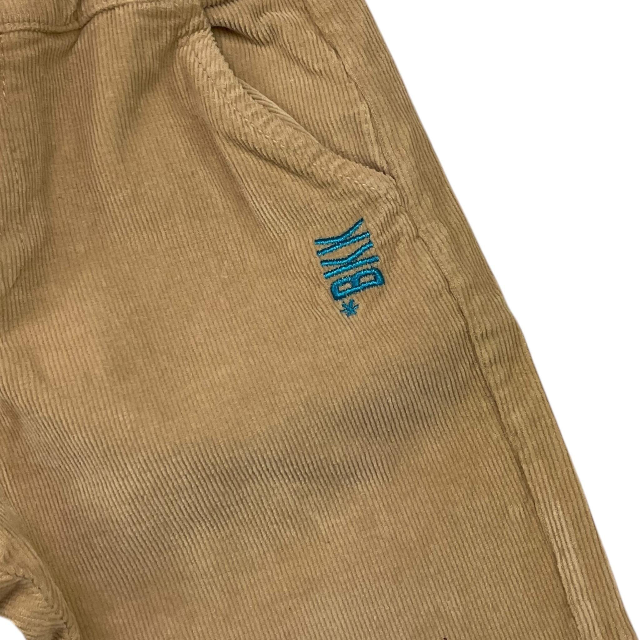 BiKKEMBERGS pantalone tinta unita con girovita regolabile Beige per Neonato BK2021 BEIGE BiKKEMBERGS 