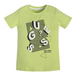 Guess T-Shirt Girocollo Tinta Unita con Stampa per Neonato N3RI16K8HM0 VERDE GUESS 