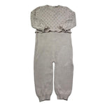 Le Bebe Tutina Manica Lunga Tinta Unita con Trafori per Neonata LBG6267 BEIGE LE BEBE 