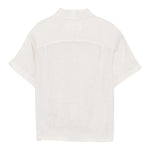 Saint Barth Camicia Mezza Manica Tinta Unita con Bottoni per Bambino SIF0001 BEIGE SAINT BARTH 