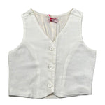 Kaos Gilet Tinta Unita per Bambina KS203 BEIGE KAOS 