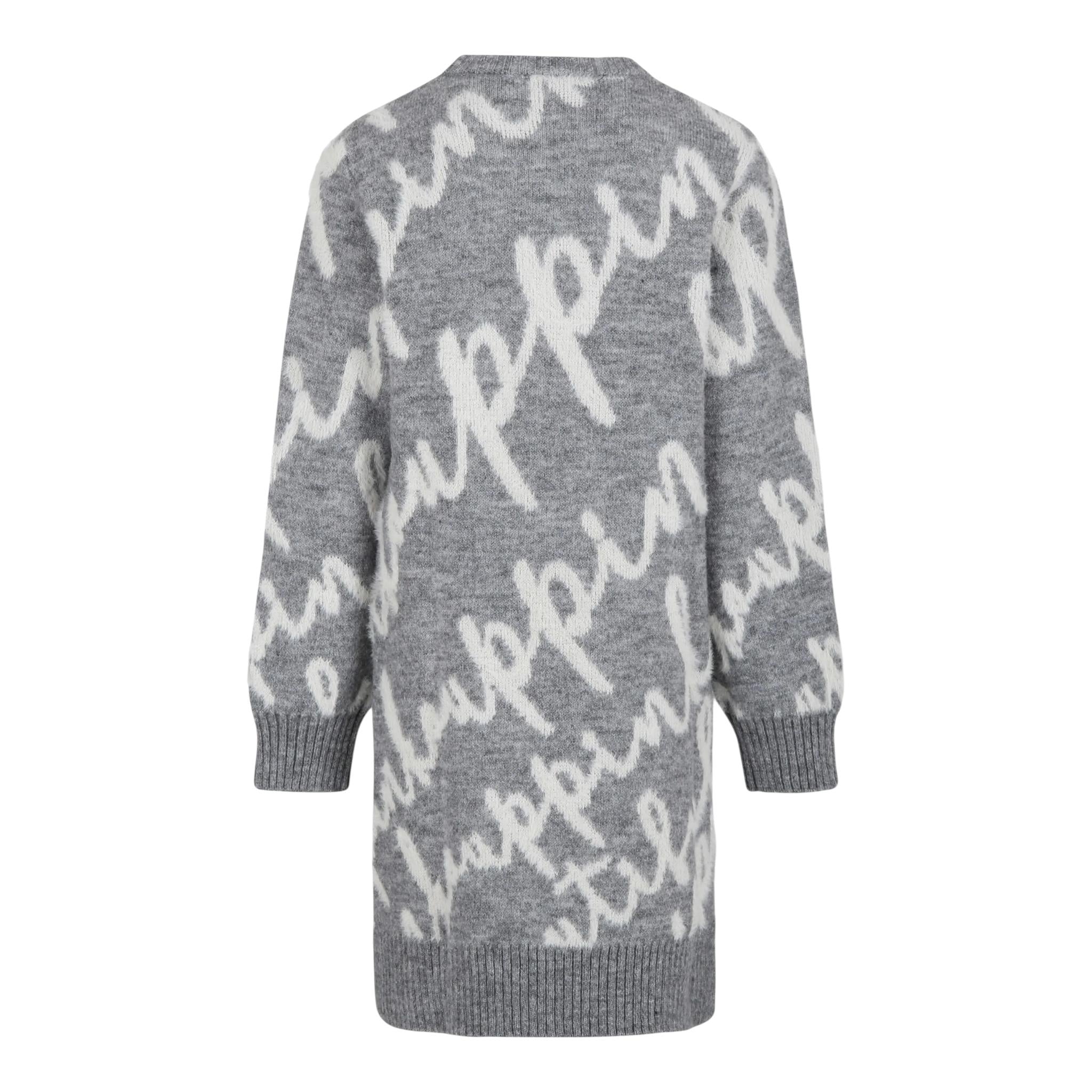 PINKO abito in maglia logato girocollo Grigio per Bambina F4PIJGDR047 GRIGIO PINKO 