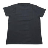 Daniele Alessandrini T-Shirt Crew Neck Solid Color With Black Logo Print for Kids
