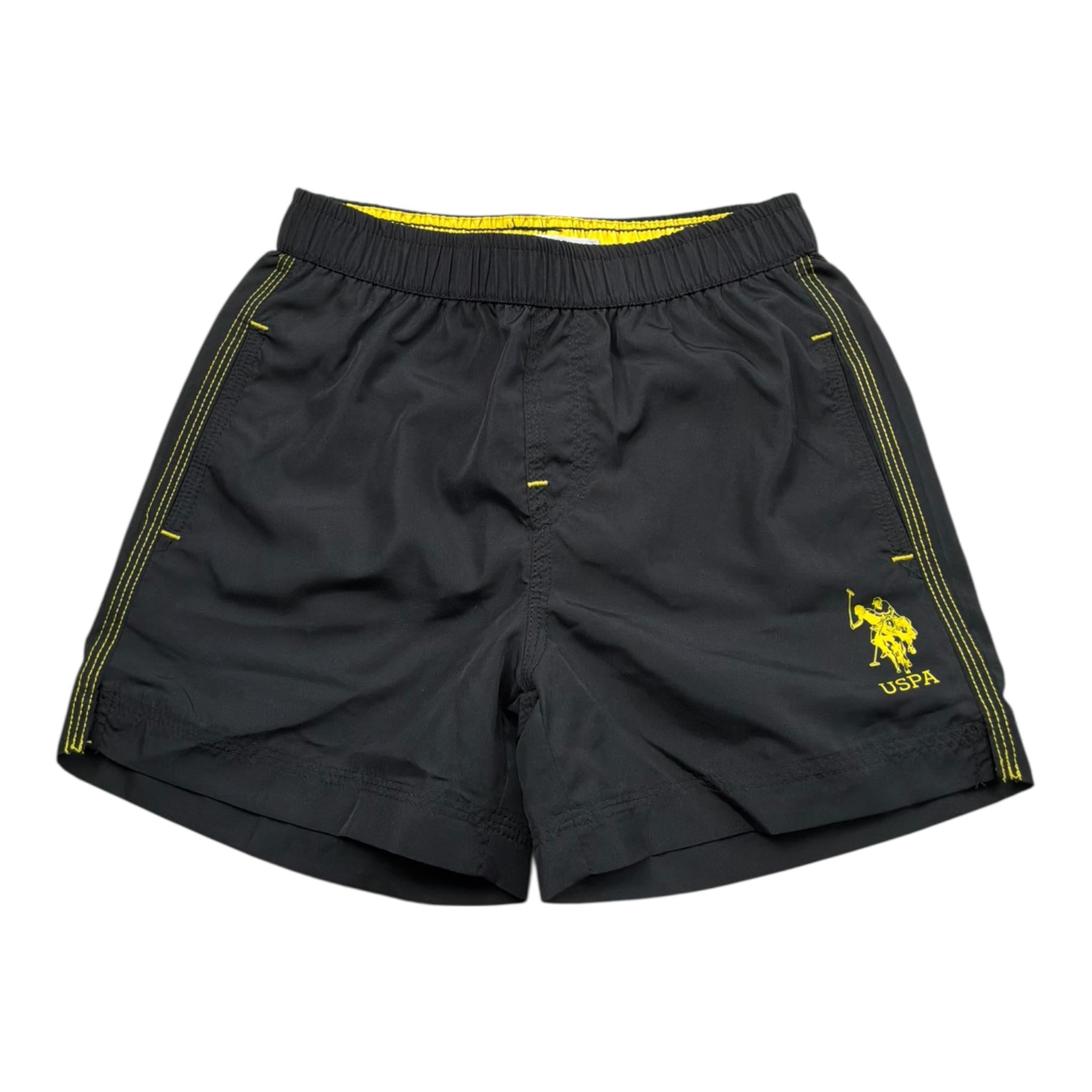 U.S. Pollo Assn Costume Modello Boxer tinta unita Nero per Neonato 65479N NERO U.S. POLLO ASSN 