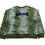 Just Cavalli Felpa Chiusa Fantasia  per Neonato JIP26079FE VERDE JUST CAVALLI 