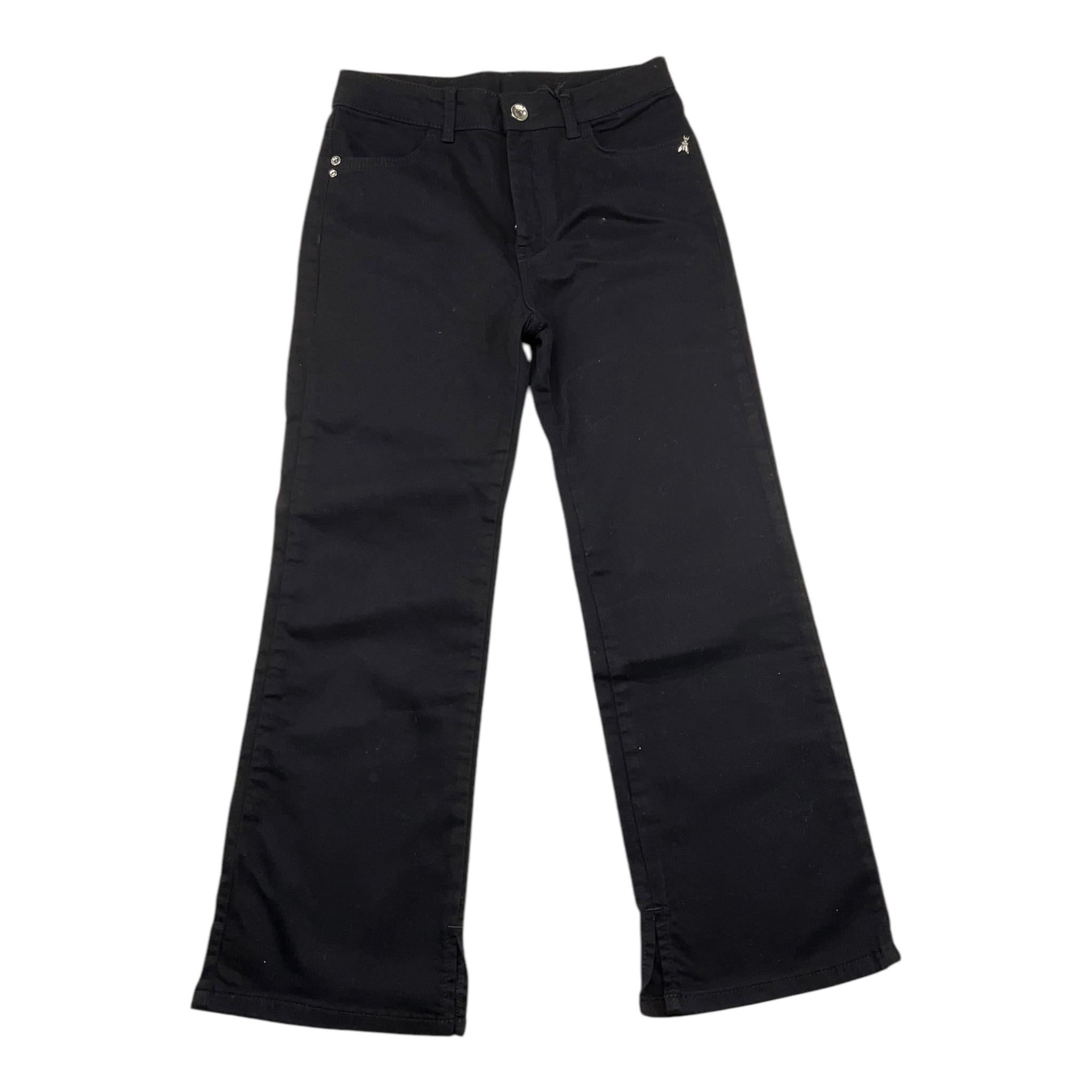 PATRIZIA PEPE pantalone tinta unita con girovita regolabile modello zampa Nero per Bambina 7P0282 NERO PATRIZIA PEPE 