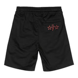 Neil Barrett Solid Color Elastic Waist Bermuda Shorts Black For Boys