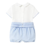 Mayoral Completo 3 Pezzi Bermuda-Camicia-Cintura per Neonato 1214 BIANCO/AZZURRO MAYORAL 