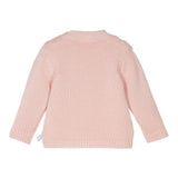 STELLA McCARTNEY maglia girocollo tinta unita con ricami e frange Rosa per Neonata TT9060 ROSA STELLA McCARTNEY 