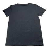 Bikkembergs T-Shirt Girocollo Tinta Unita con Stampa per Bambino BK3153 NERO BiKKEMBERGS 