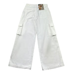 Just Cavalli Pantalone Tinta Unita Modello Palazzo per Bambina JGP26129PA BIANCO JUST CAVALLI 