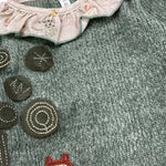 CALAMARO completo 2 pezzi maglia-coulotte Verde per Neonata 11069 VERDE CALAMARO 