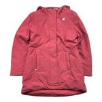 K-WAY giubbino tinta unita con zip e cappuccio Bordeaux per Bambino K41383W BORDEAUX K-WAY 