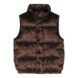 MOSCHINO smanicato tinta unita cn stampe logo Marrone per Bambino HUS04S MARRONE MOSCHINO 