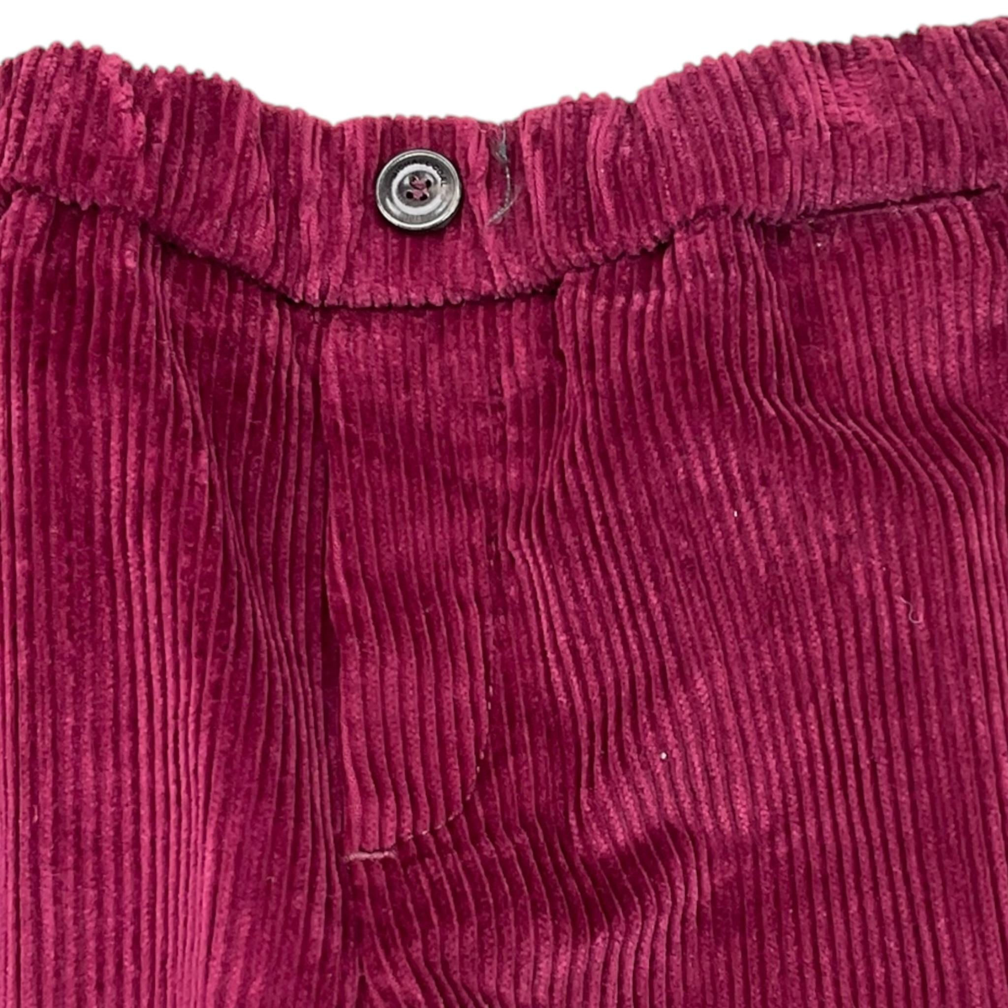 MICHAEL COAL pantalone tinta unita a costine Bordeaux per Bambino 020171 BORDEAUX MICHAEL COAL 