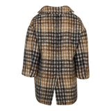 DOU DOU cappotto stampa fantaisa quadri Beige per Bambino DV2P80 BEIGE DOU DOU 