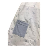 Babidu 2 Piece Set T-Shirt-Dungarees White For Newborn