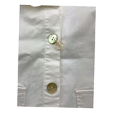Zhoe &amp; Tobiah Solid Color Crop Top Button Down White For Girls
