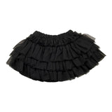 M+E' gonna tinta unita in velluto Nero per Neonata UE1034 NERO M+E' 