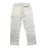 Daniele Alessandrini Plain Trousers With Elastic Waist White For Boys