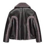 DIESEL giubbino tinta unita con pelliccia in ecopelle Marrone per Bambino J02071 MARRONE DIESEL 