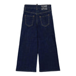 DSQUARED2 jeans tinta unita modello a palazzo Blu per Bambina DQ0383 BLU DSQUARED2 