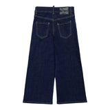 DSQUARED2 jeans tinta unita modello a palazzo Blu per Bambina DQ0383 BLU DSQUARED2 