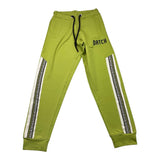 Datch Pants Tracksuit Model Solid Color With Cuffs Green For Boys