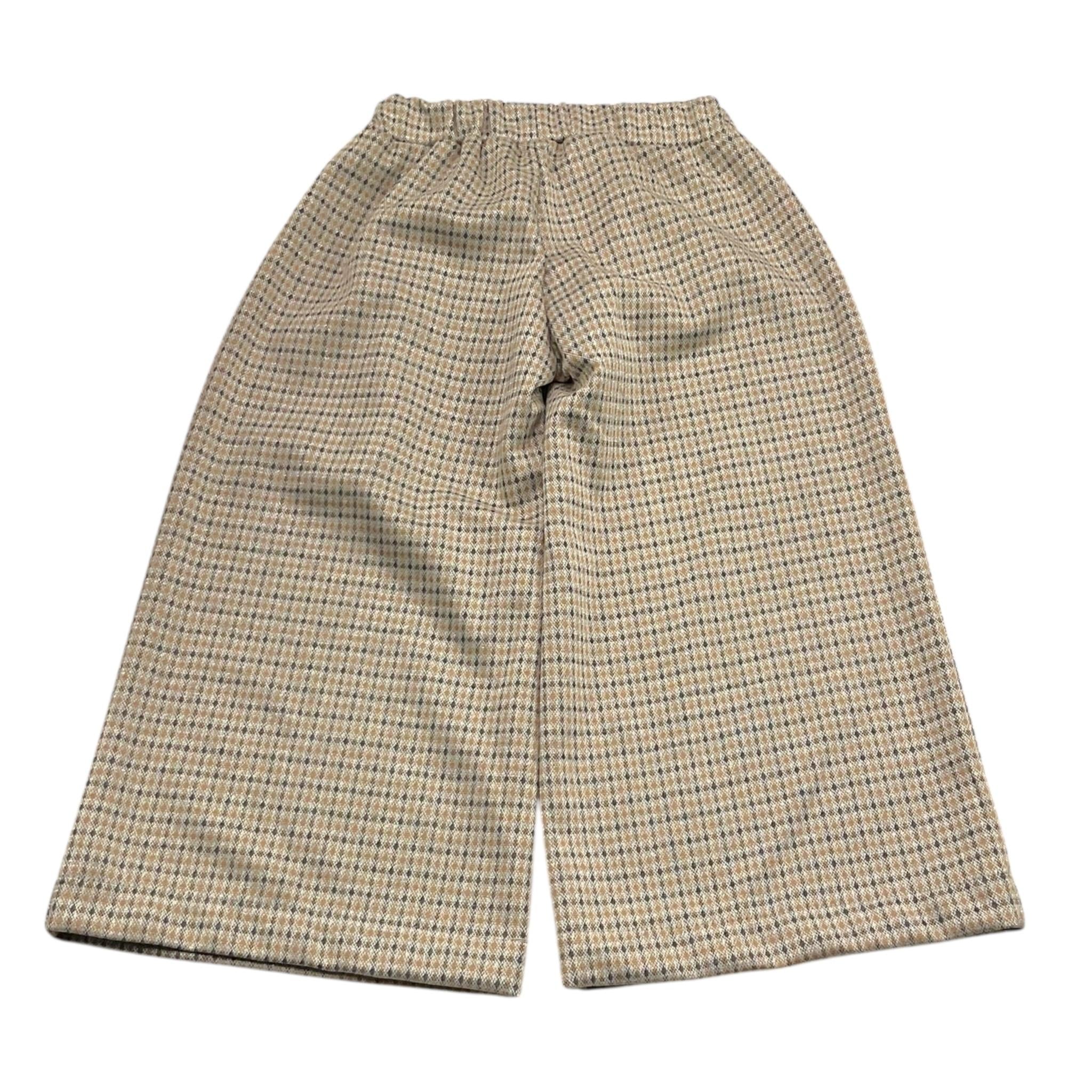 LE BEBE' pantalone modello a palazzo tinta unita con microfantasia Beige per Bambina LBG5049 BEIGE LE BEBE' 