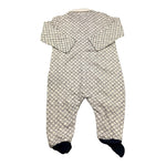 Trussardi Tutina Manica Lunga Stampa Fantasia per Neonato TLA23001TU BIANCO TRUSSARDI 