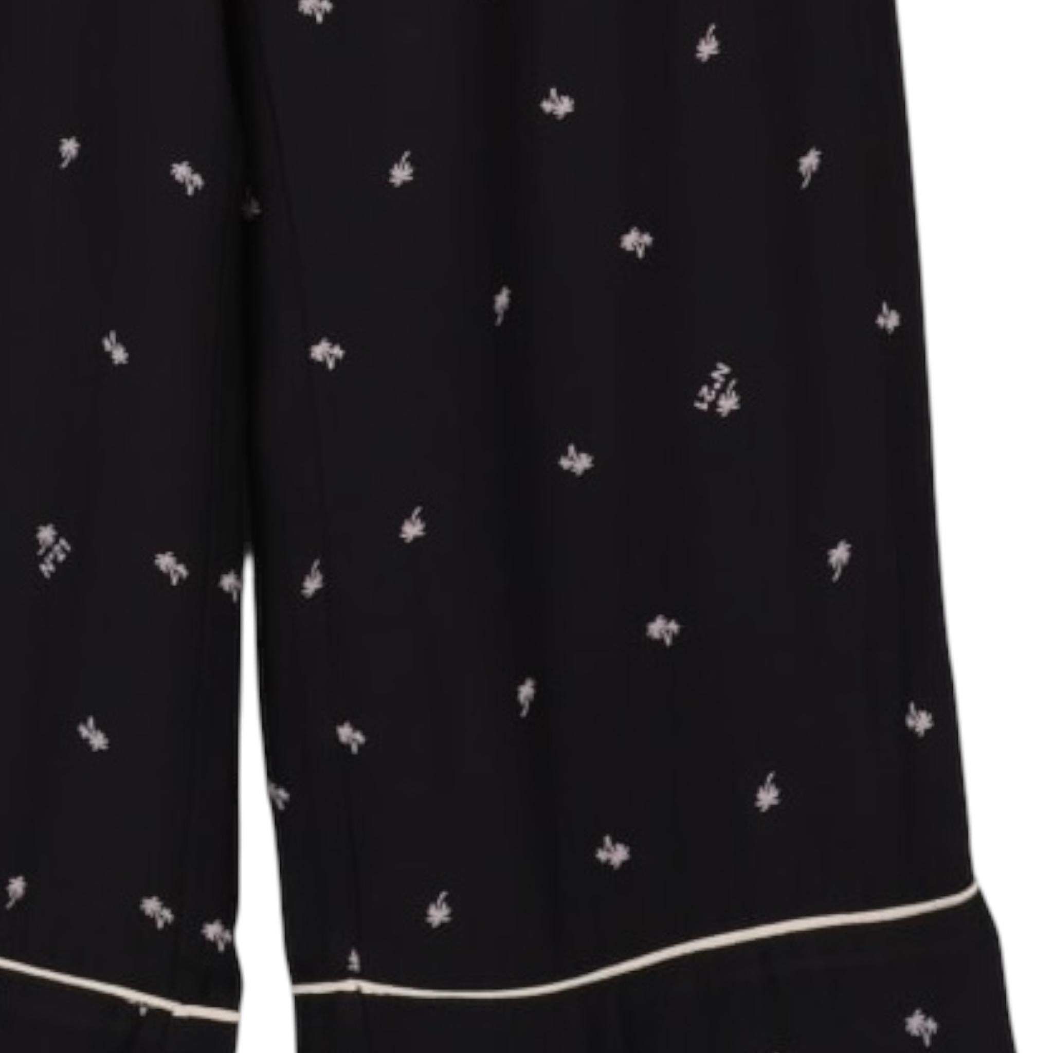 N°21 Pantalone Tinta Unita con Stampa per Bambina N2101L NERO N°21 