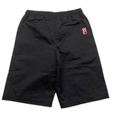 Kejo Solid Color Bermuda Shorts With Elastic Waist Black For Boys